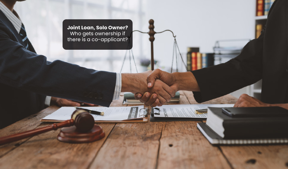 Joint Loan, Solo Owner? Who gets ownership if there is a co-applicant?